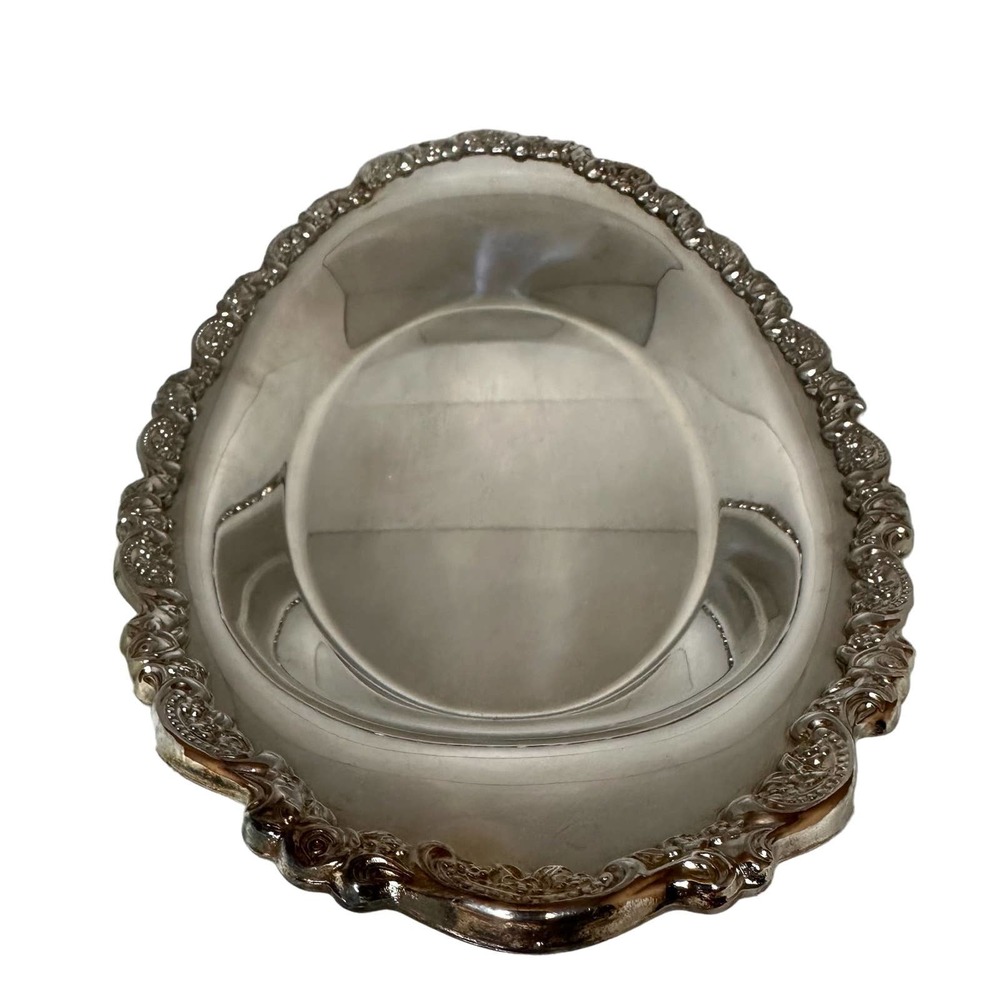 Vintage ONEIDA Du Maurier bread Roll Tray 14" silverplated BNIB 1990 - Picture 10 of 12